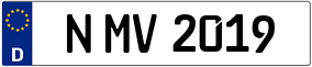 Truck License Plate